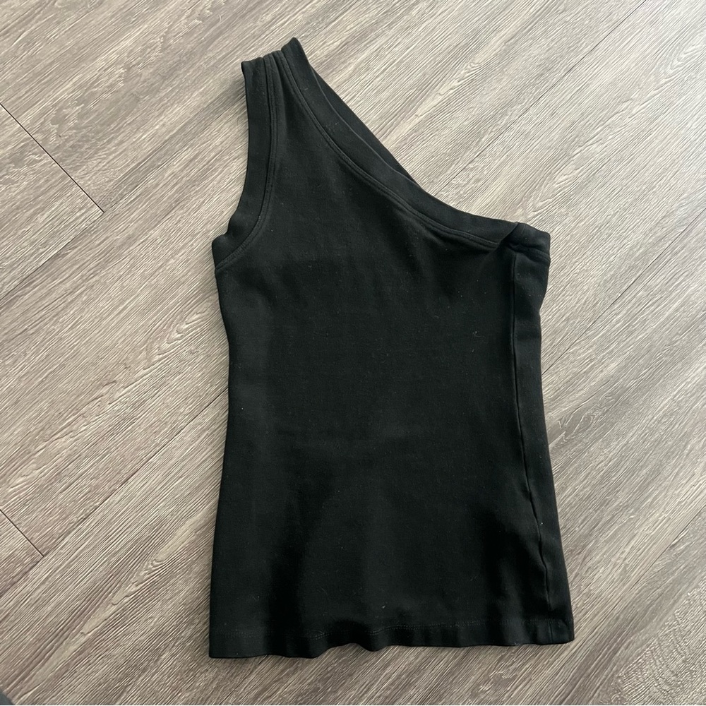 Rosetta Getty One Shoulder Tank Top